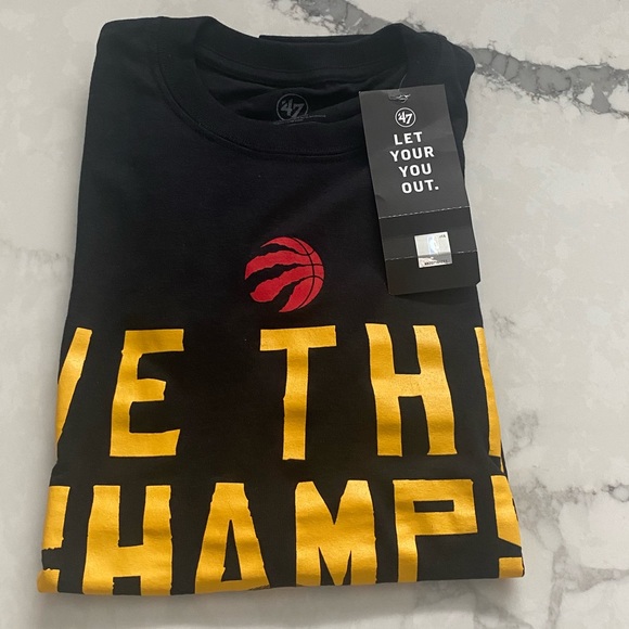 Black & Gold We the champs raptors t-shirt - Picture 2 of 3